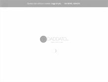 Tablet Screenshot of daddato.it